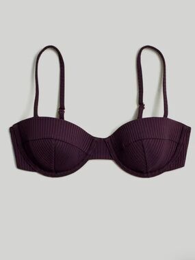 Madewell Ribbed Balconette Bikini Top